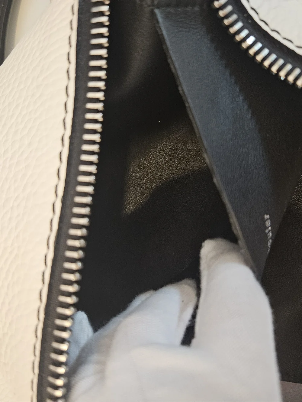 Proenza Schouler Hobo Bag Leather White And Black Purse